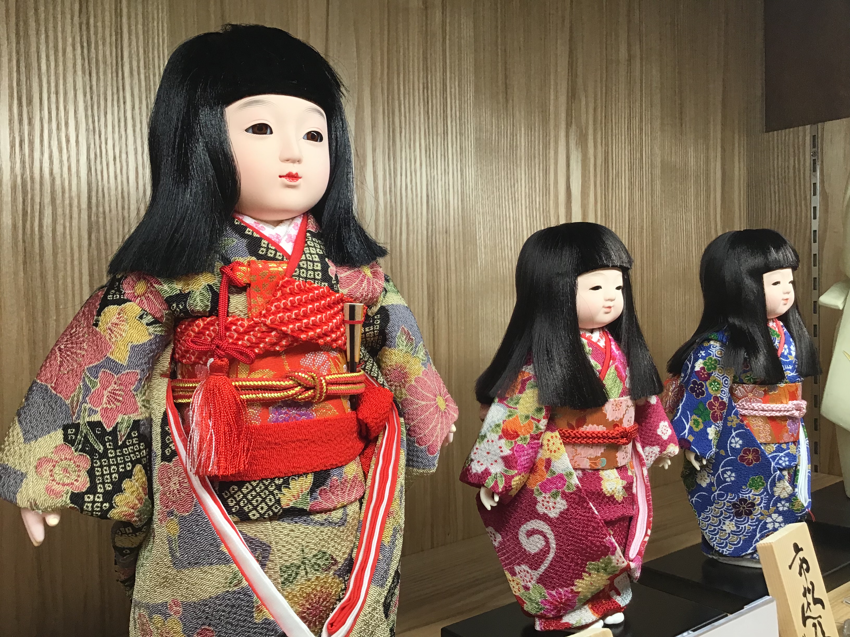 最終 アンティークドール文化人形レトロ座り市松のままごと