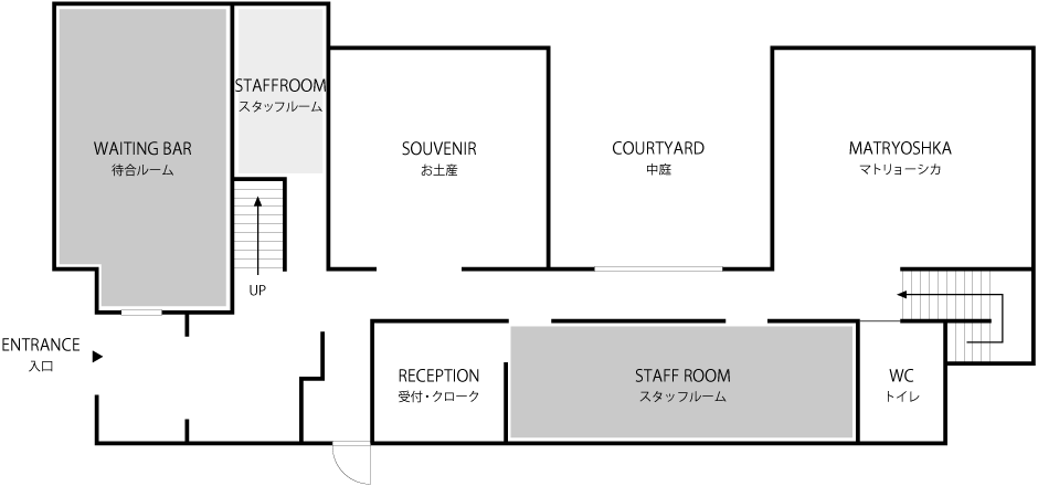 人形ミュージアム 1F フロアマップ