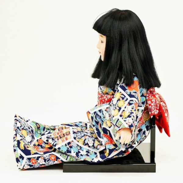 Japanese traditional Ichimatsu doll<br> Sitting - Size 13 - Image 3