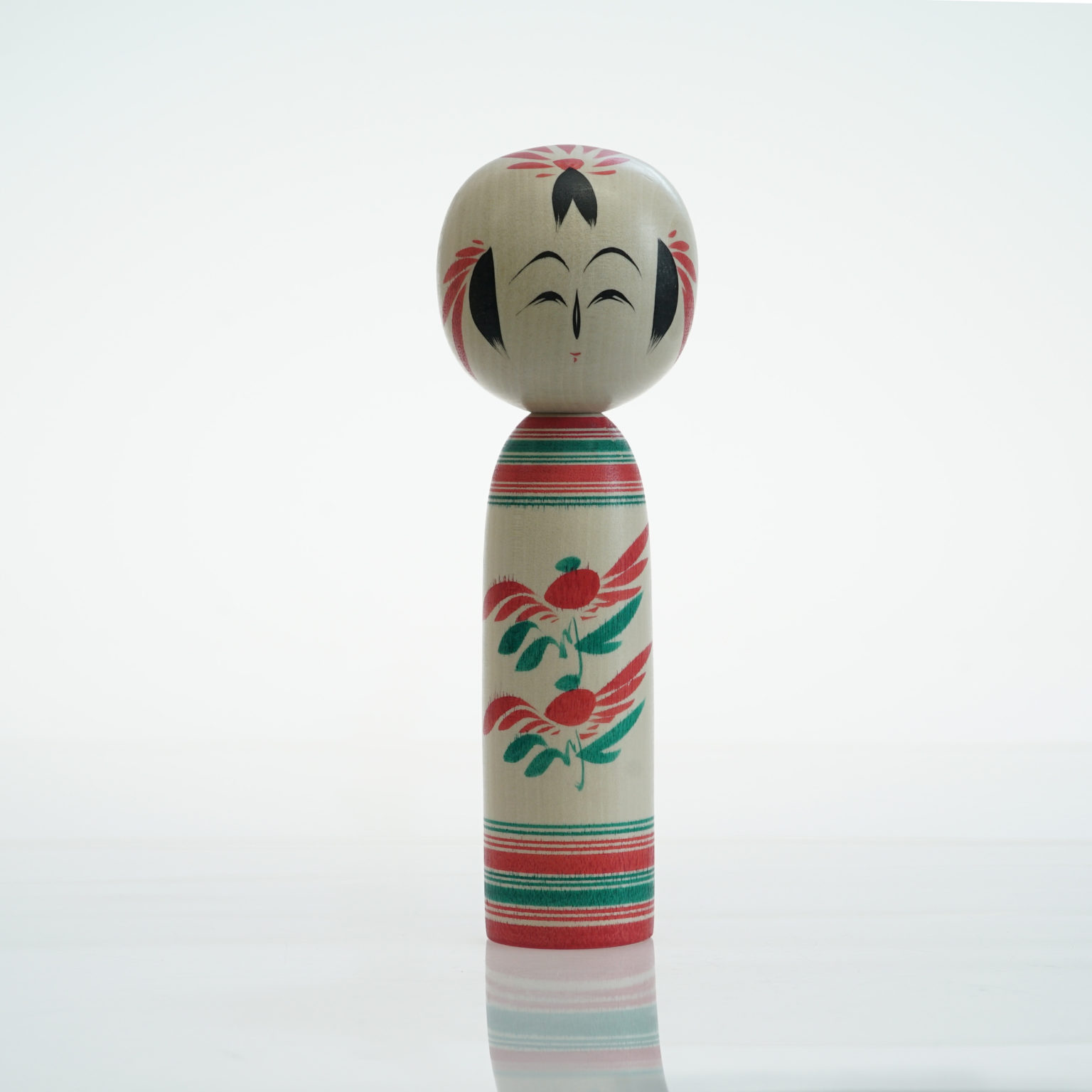 Sakunami Style Kokeshi Doll by Teruyuki Hiraga Dolls Museum Shop
